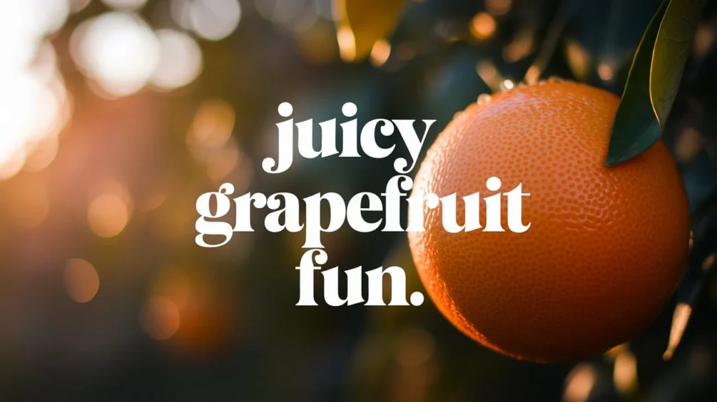 Juicy Grapefruit Fun