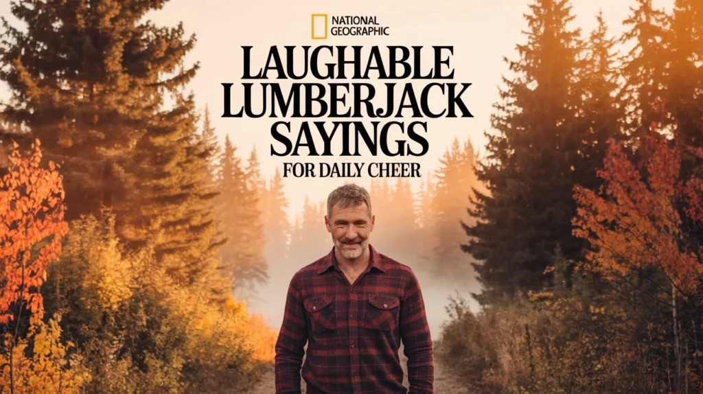 Laughable Lumberjack Sayings for Daily Cheer
