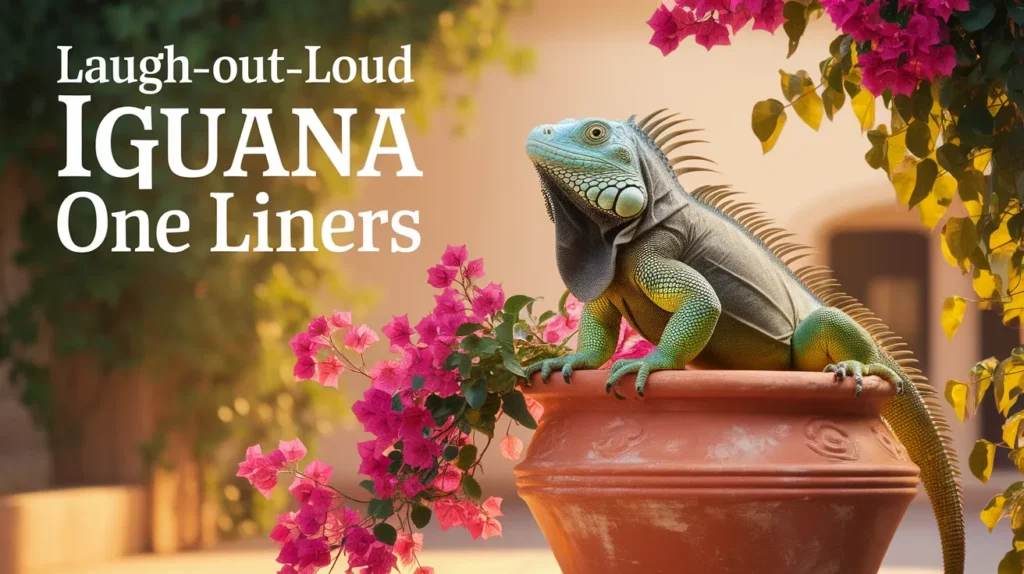 Laugh-Out-Loud Iguana One Liners