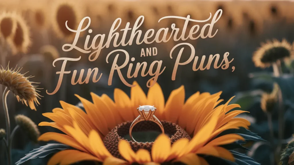 Lighthearted and Fun Ring Puns