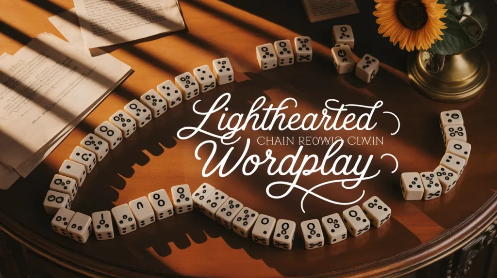 Lighthearted Chain Reaction Wordplay