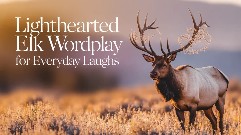Lighthearted Elk Wordplay for Everyday Laughs