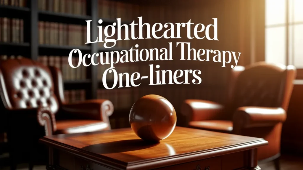 Lighthearted Occupational Therapy One-Liners