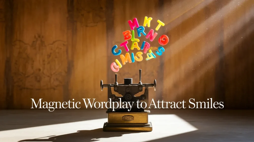 Magnetic Wordplay to Attract Smiles
