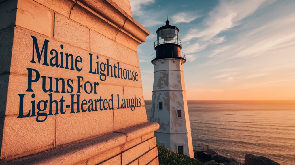 Maine Lighthouse Puns for Light-Hearted Laughs