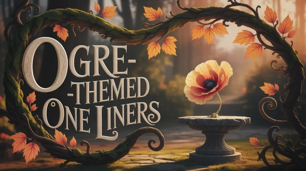 Ogre-Themed One Liners