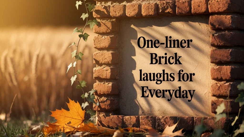 One-Liner Brick Laughs for Everyday