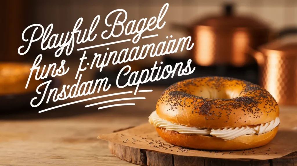 Playful Bagel Puns for Instagram Captions