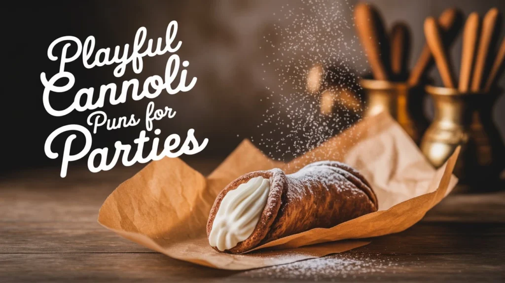 Playful Cannoli Puns for Parties