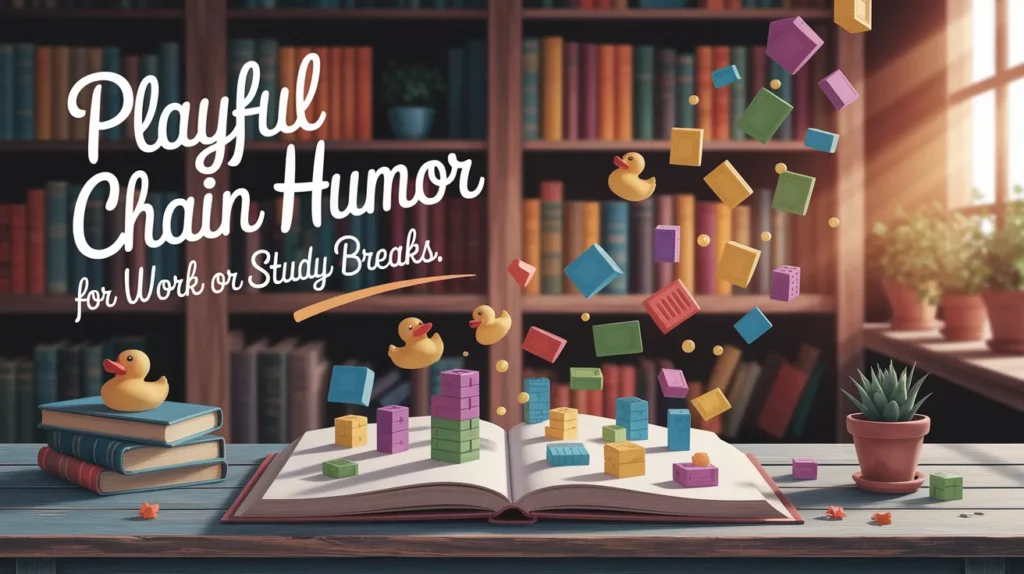 Playful Chain Humor for Work or Study Breaks