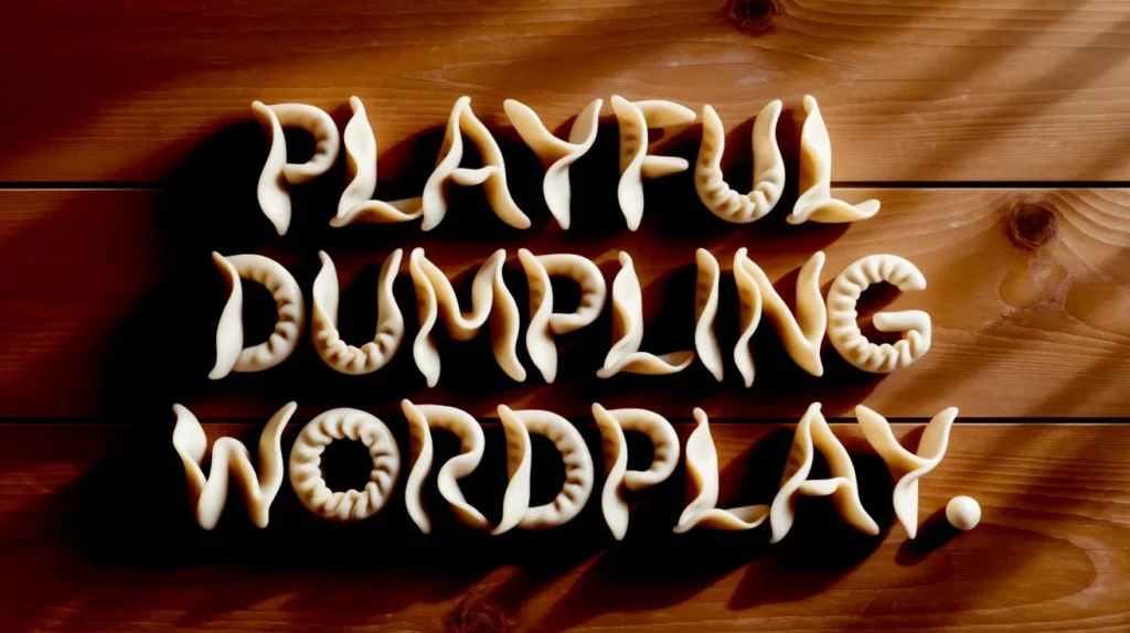 Playful Dumpling Wordplay