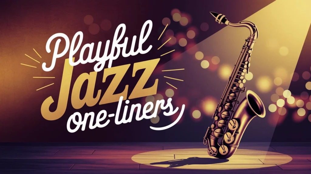 Playful Jazz Pun One-Liners