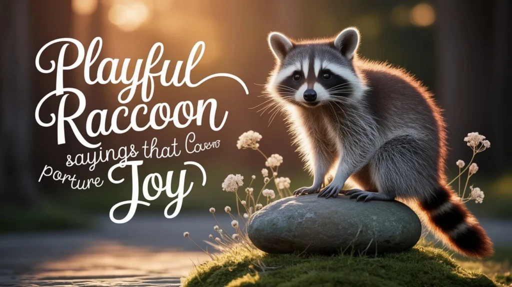 Playful Raccoon Sayings That Capture Joy