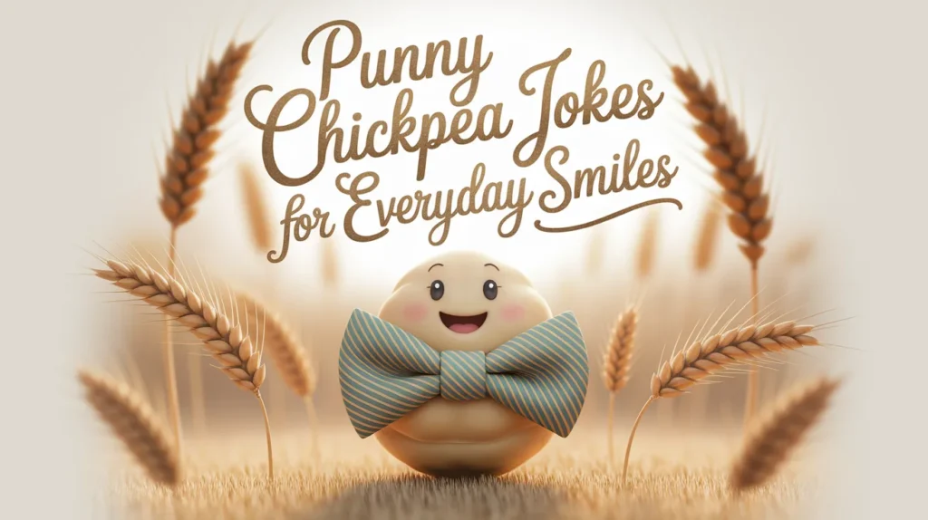Punny Chickpea Jokes for Everyday Smiles
