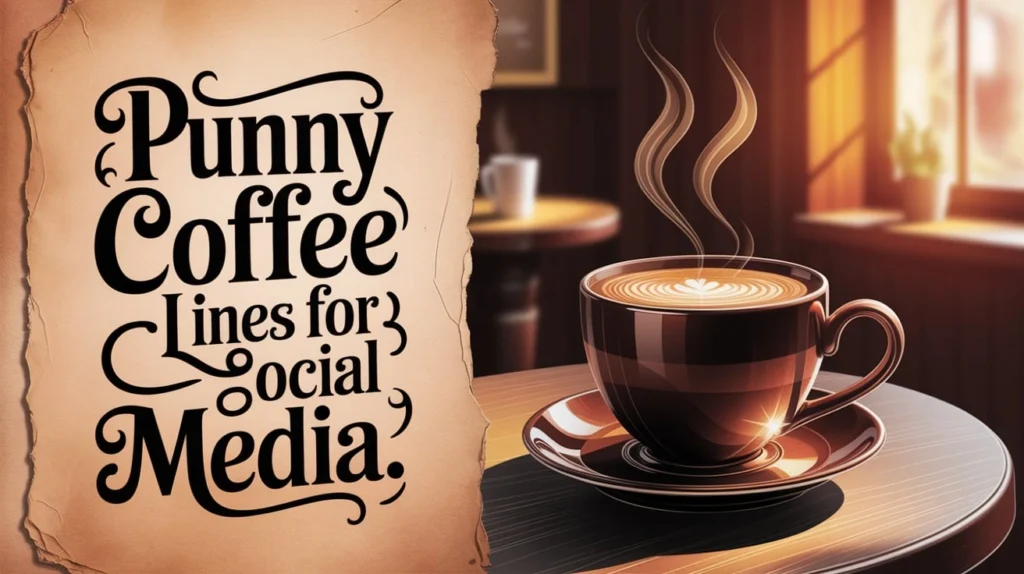 Punny Coffee Lines for Social Media