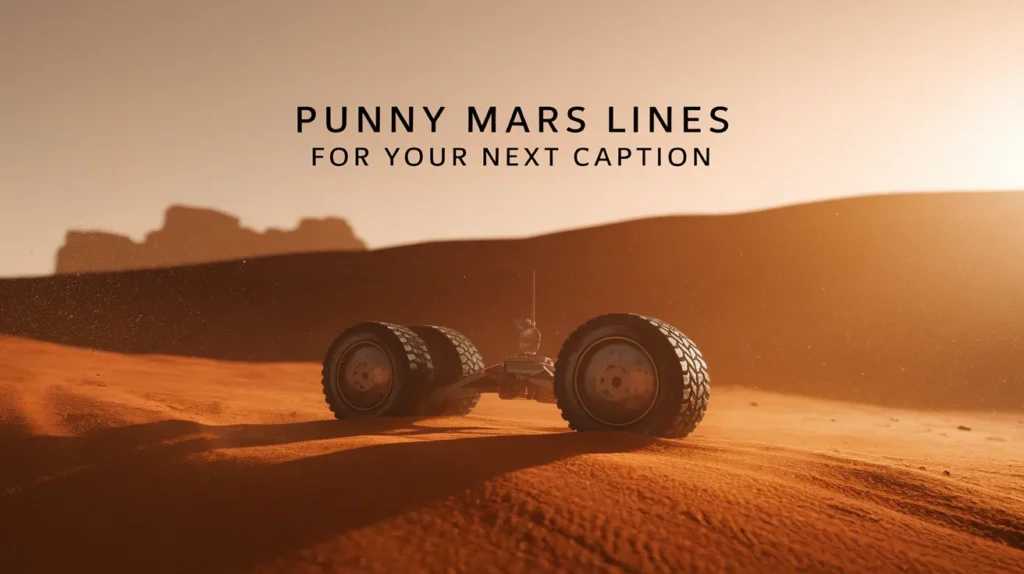 Punny Mars Lines for Your Next Caption