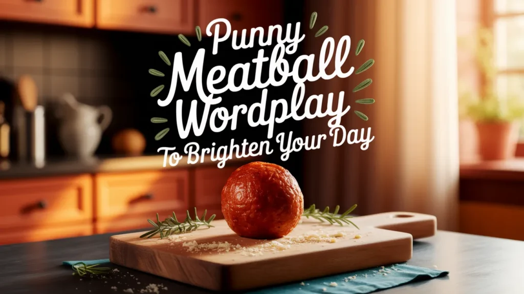 Punny Meatball Wordplay to Brighten Your Day