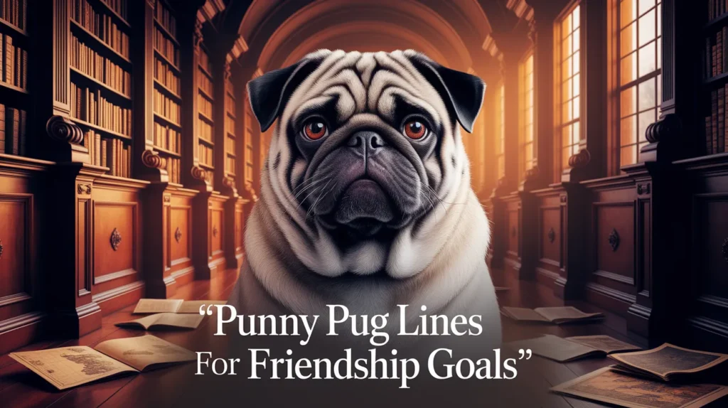 Punny Pug Lines for Friendship Goals