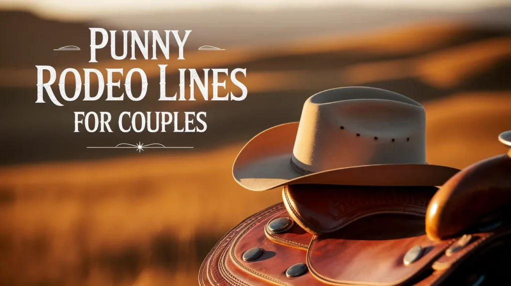 Punny Rodeo Lines for Couples