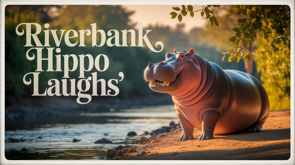 Riverbank Hippo Laughs