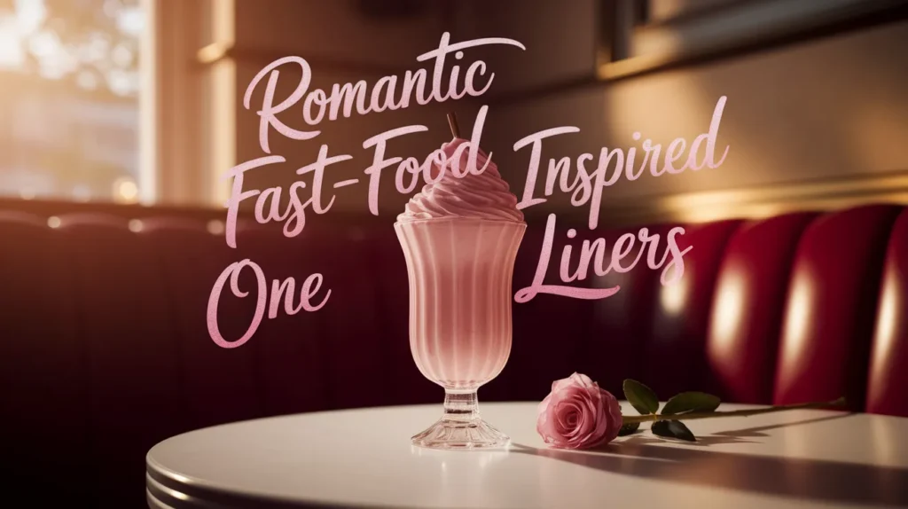 Romantic Fast-Food Inspired One Liners