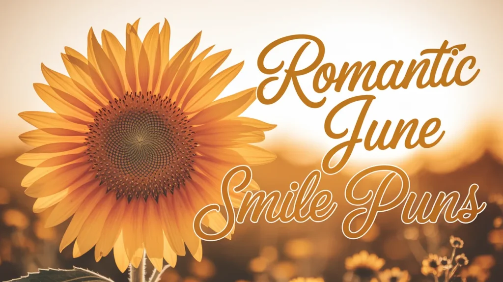 Romantic June Smile Puns