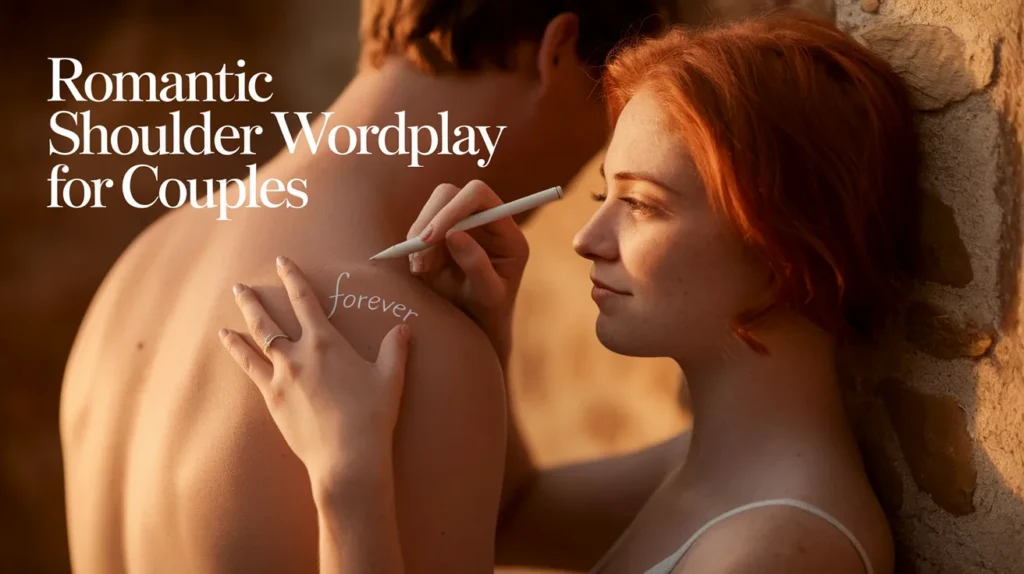 Romantic Shoulder Wordplay for Couples