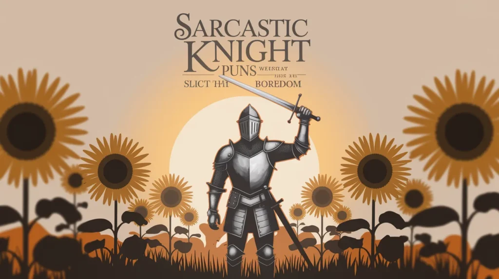 Sarcastic Knight Puns That Slice Through Boredom