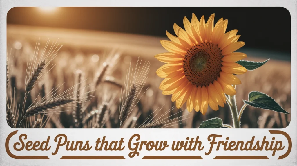 Seed Puns That Grow With Friendship