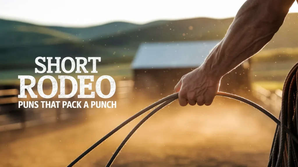 Short Rodeo Puns That Pack a Punch