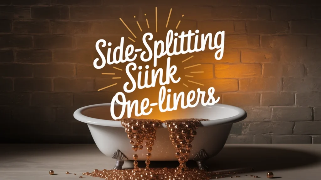 Side-Splitting Sink One-Liners