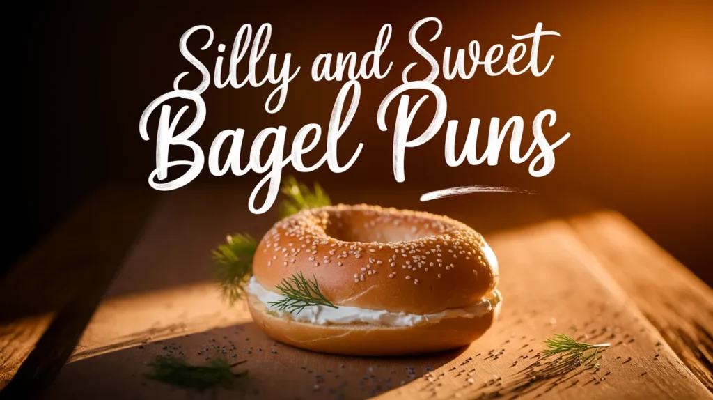 Silly and Sweet Bagel Puns