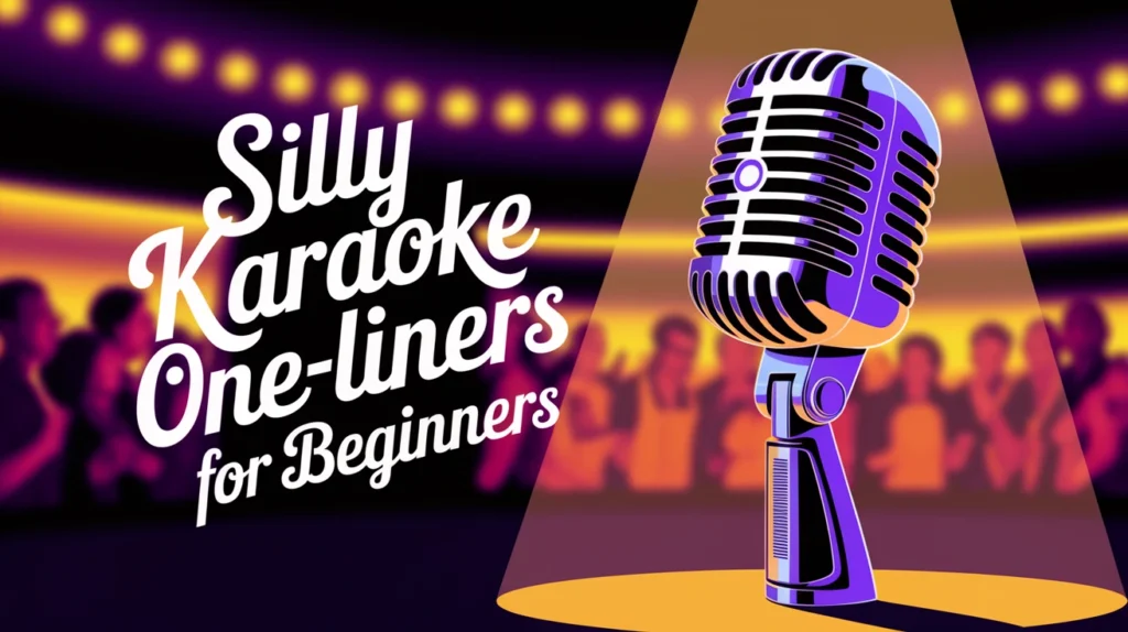 Silly Karaoke One-Liners for Beginners