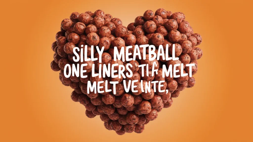 Silly Meatball One Liners That Melt Hearts
