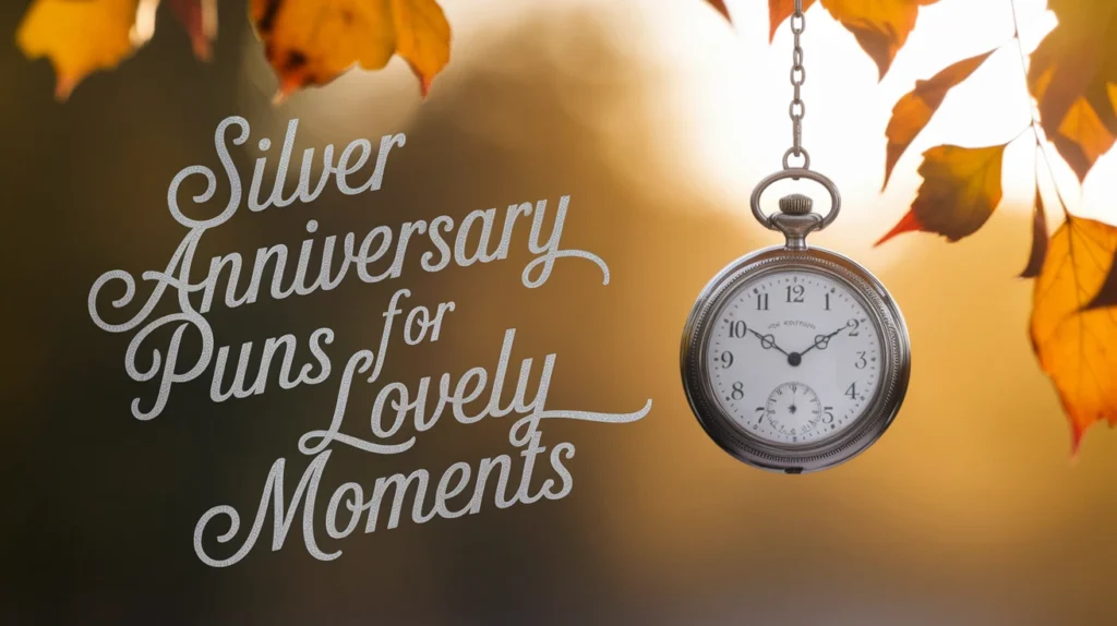 Silver Anniversary Puns for Lovely Moments