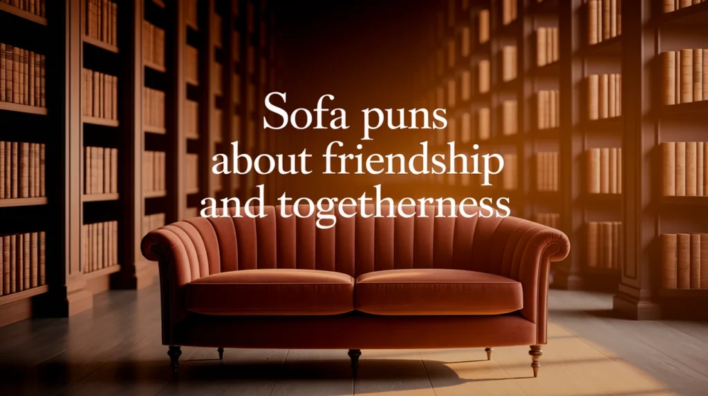 Sofa Puns About Friendship and Togetherness