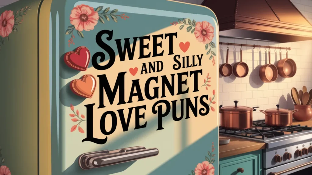 Sweet and Silly Magnet Love Puns