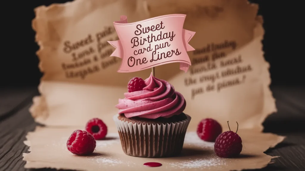 Sweet Birthday Card Pun One Liners