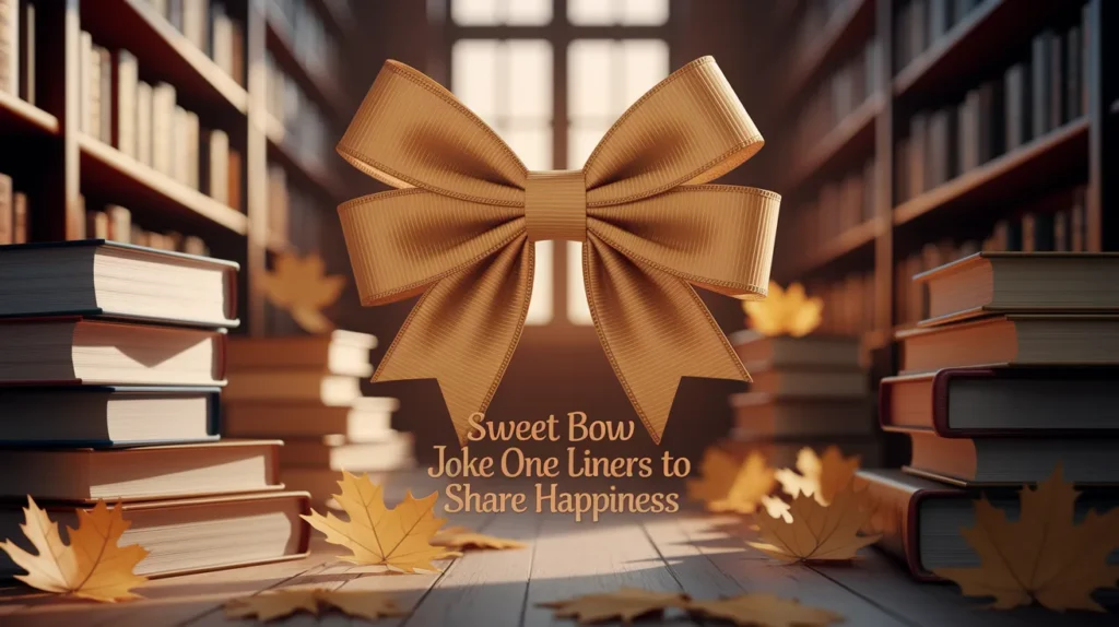 Sweet Bow Joke One Liners to Share Happiness