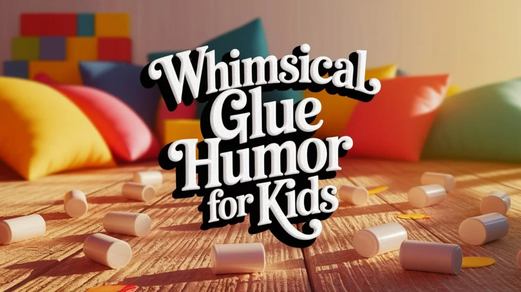 Whimsical Glue Humor for Kids