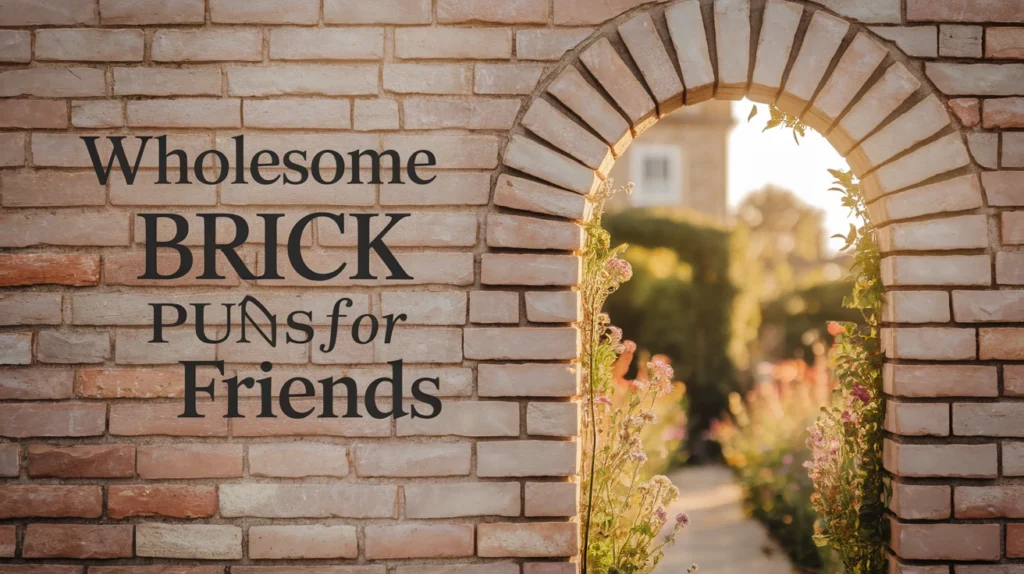 Wholesome Brick Puns for Friends