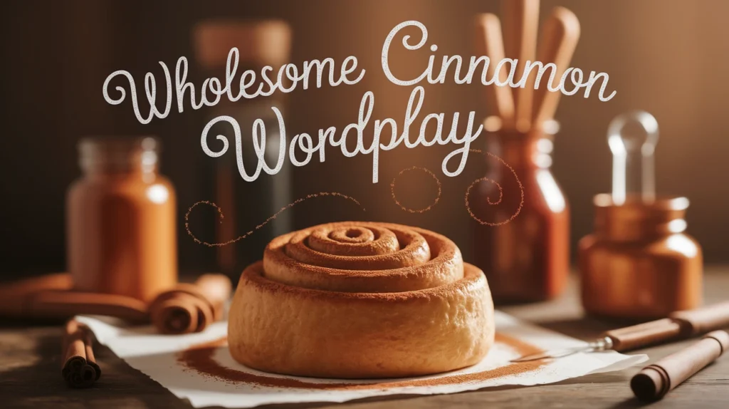 Wholesome Cinnamon Wordplay