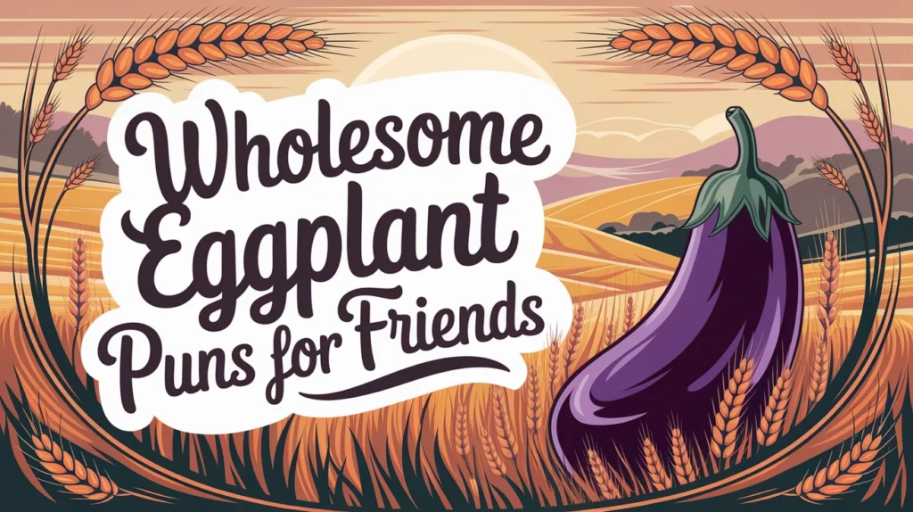 Wholesome Eggplant Puns for Friends