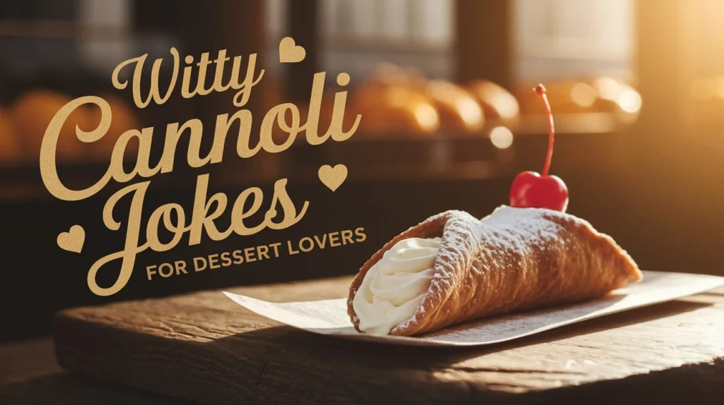 Witty Cannoli Jokes for Dessert Lovers