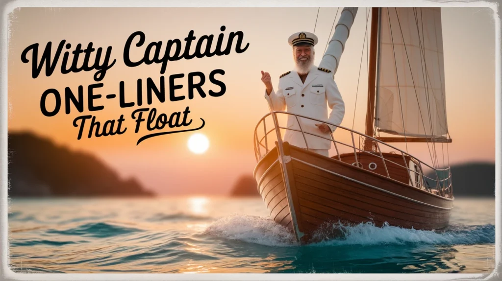 Witty Captain One-Liners That Float