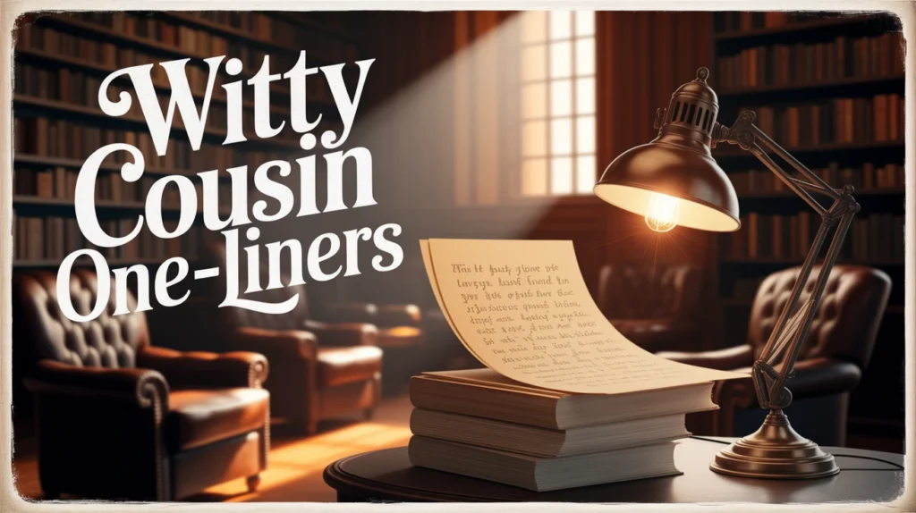 Witty Cousin One-Liners