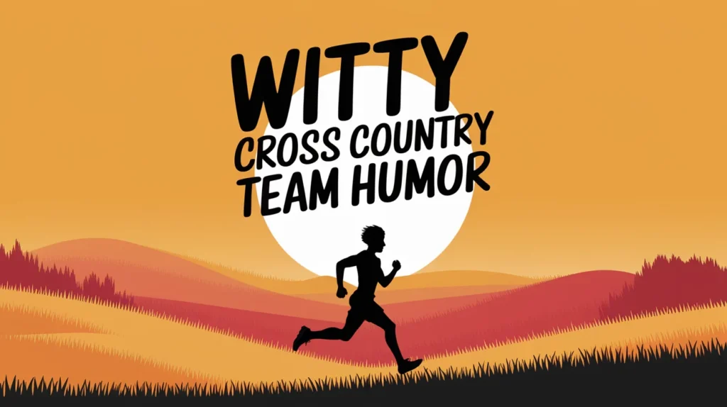 Witty Cross Country Team Humor