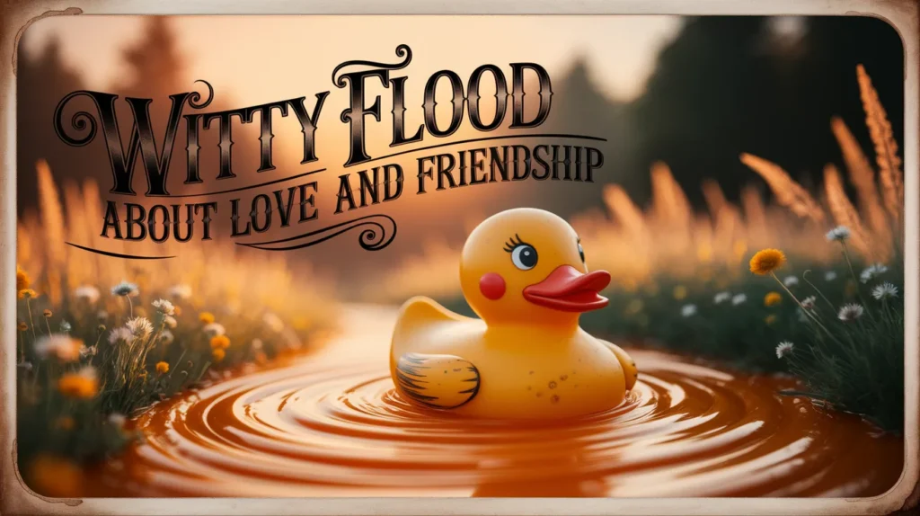 Witty Flood Humor About Love and Friendship