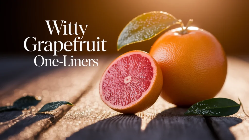 Witty Grapefruit One-Liners