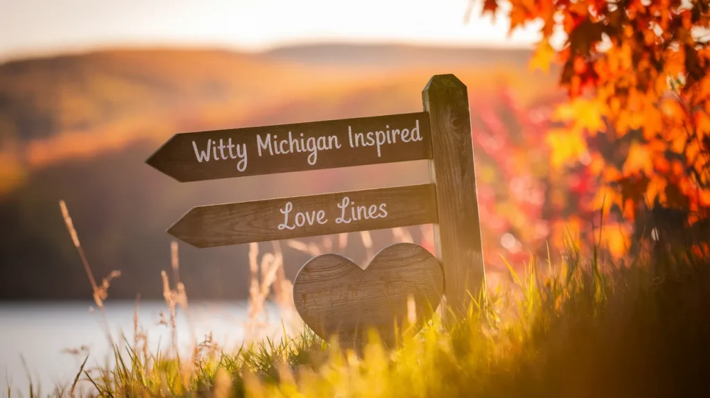 Witty Michigan Inspired Love Lines